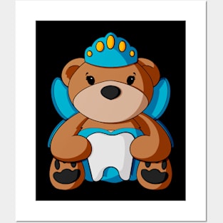 Tooth Fairy Teddy Bear Posters and Art